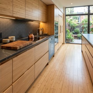 PARQUET BAMBOO MASSELLO PREFINITO -ORIZZONTALE - CARBONIZZATO LIGHT - SPAZZOLATO OLIO CERA-1